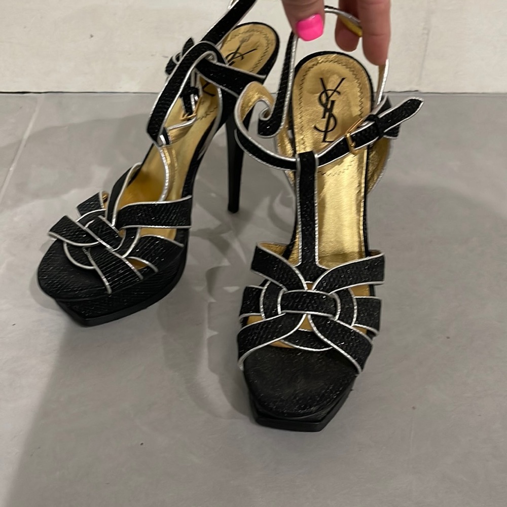YSL black and silver Tributes